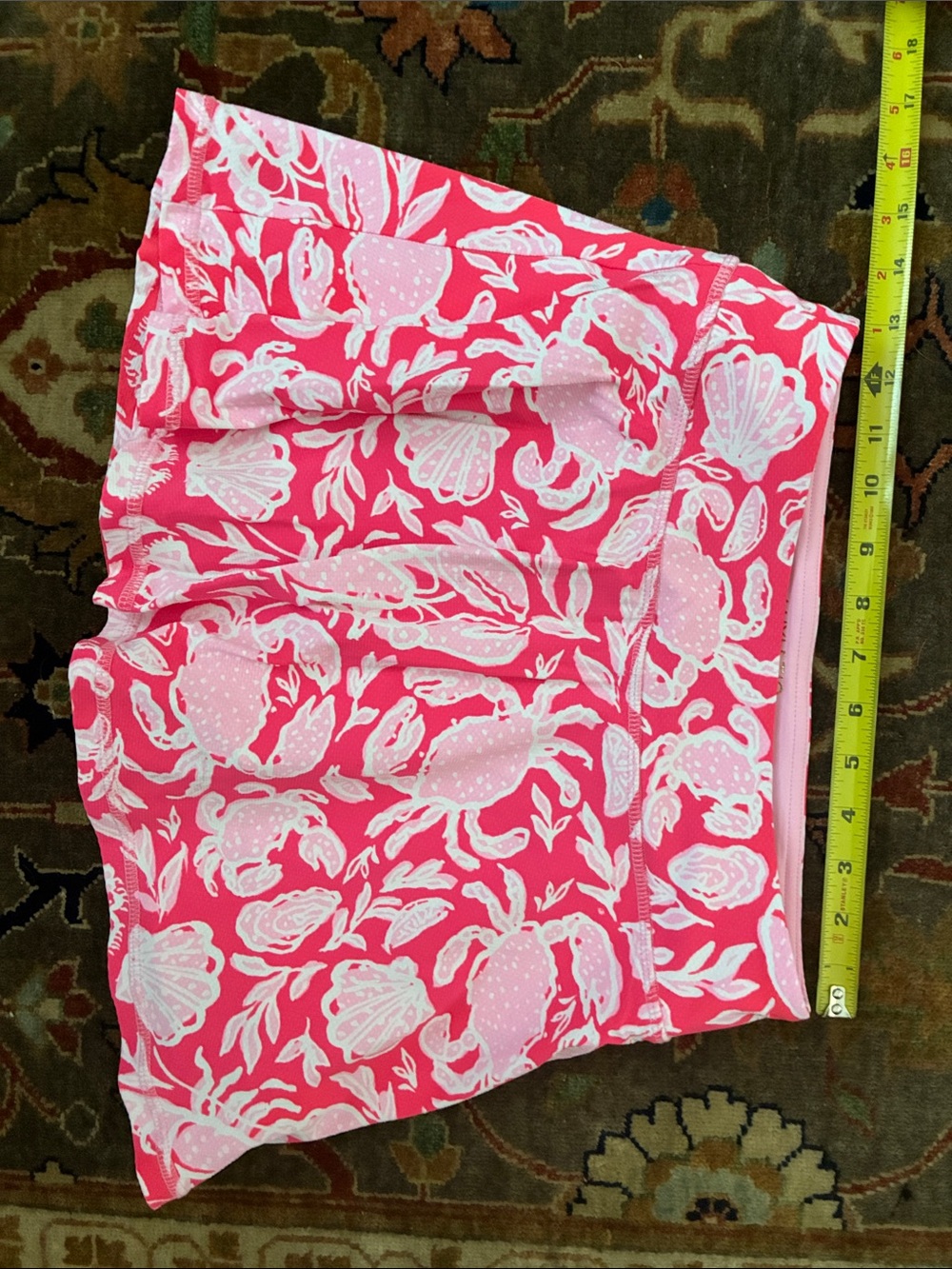 Lilly Pulitzer Pink and White Sea Life Print Skirt - Picture 3 of 4